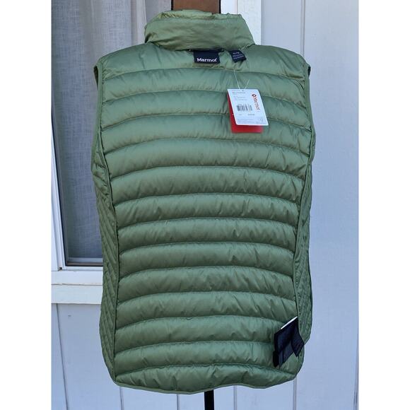 Marmot Women's Aruna Vine Green Down Vest Size XL 600 Fill Water Repellent - Picture 16 of 16